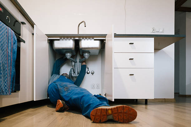 Professional Plumbing technician working in Stevenson, MD